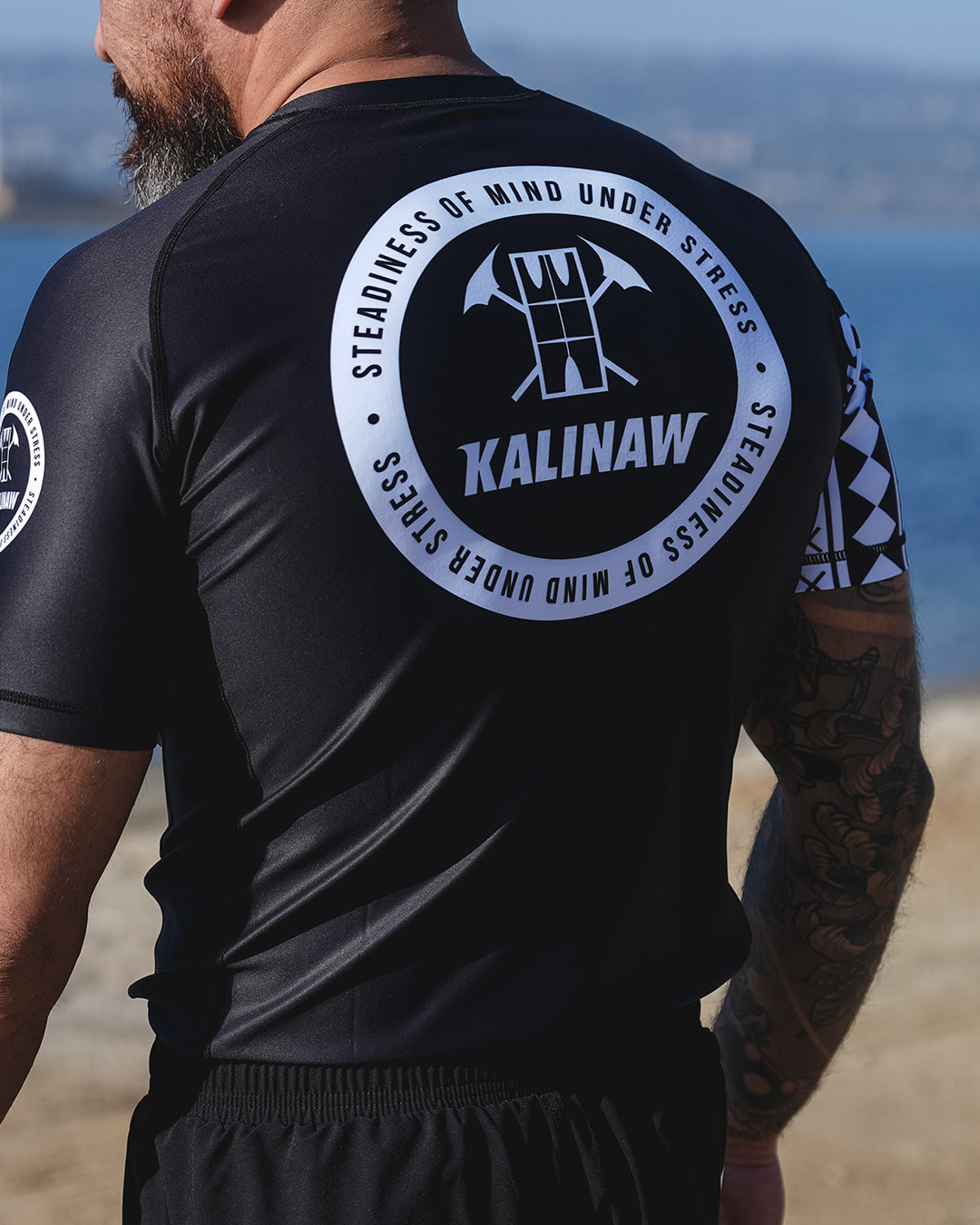 Katalo White Ranked SS Rashguard