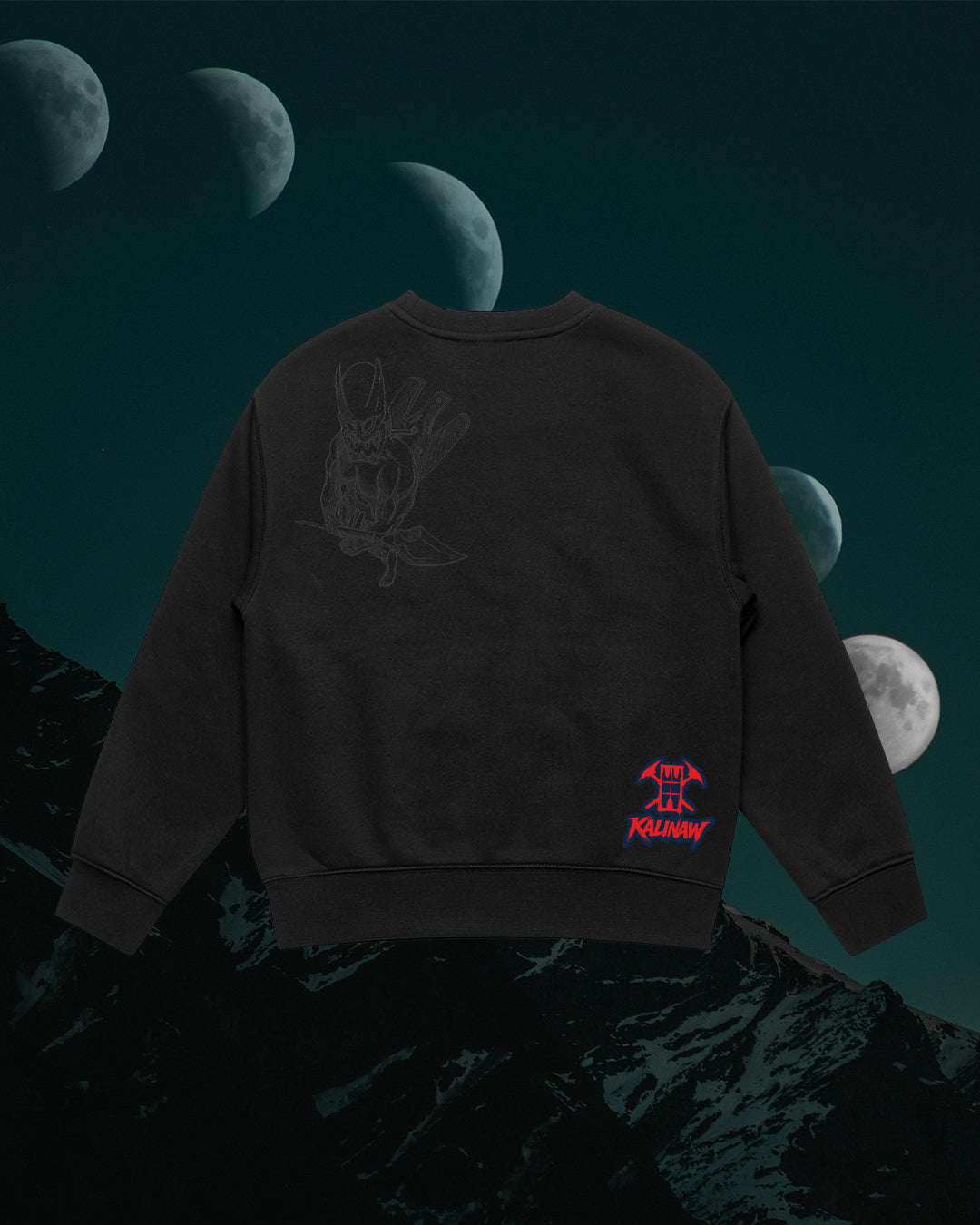 26 Bakunawa Kids Crewneck Black