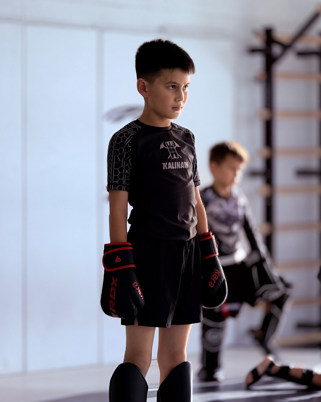 Datu Kids SS Rashguard Black