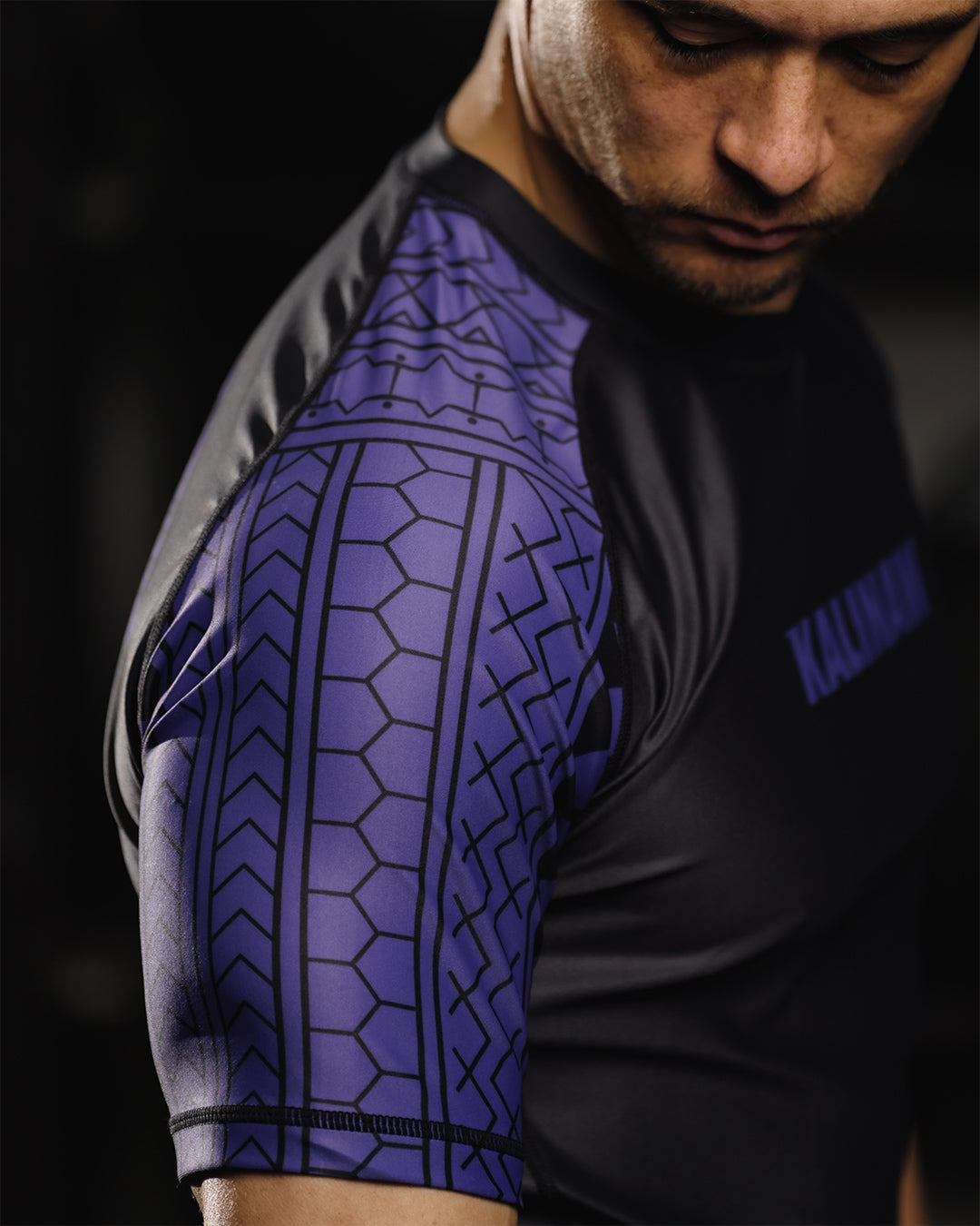 Katalo Purple Ranked SS Rashguard