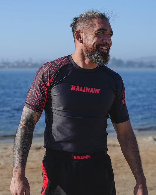 Katalo Black Ranked SS Rashguard