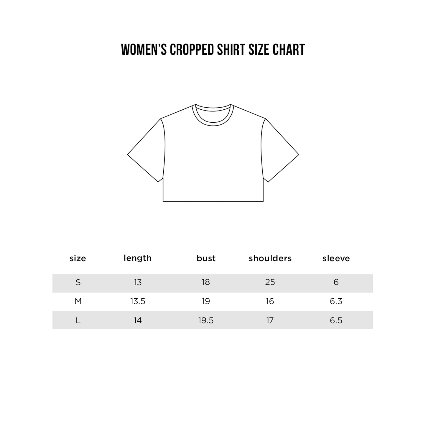 Daily Cropped Tee White