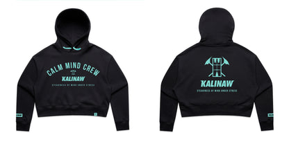 The Crew Cropped Hoodie Black