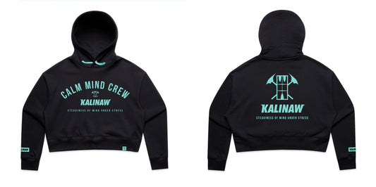 The Crew Cropped Hoodie Black