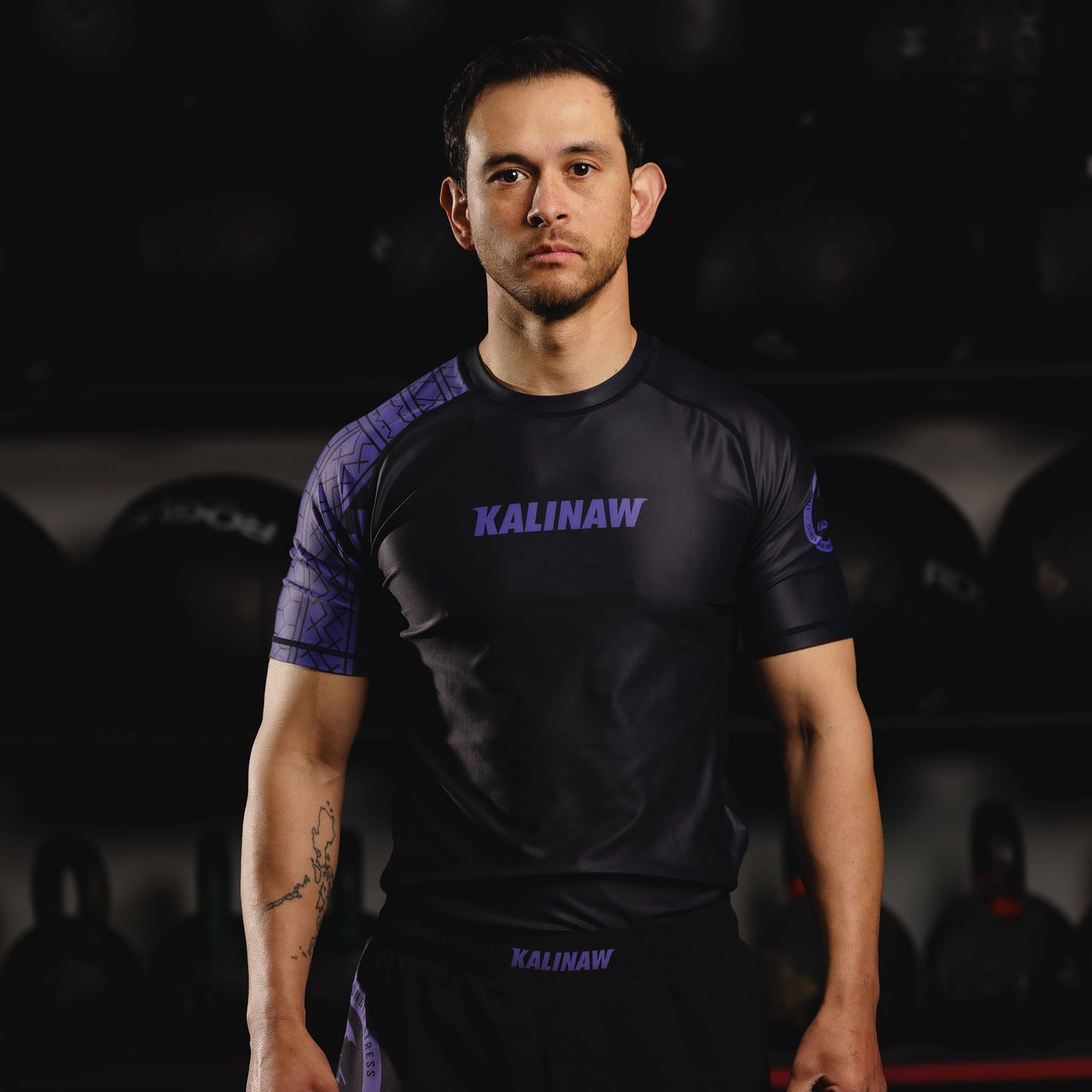 Katalo Purple Ranked SS Rashguard