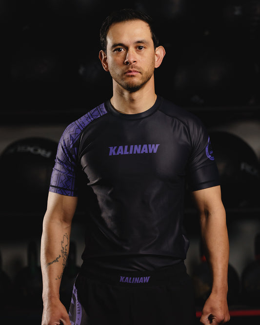 Katalo Purple Ranked SS Rashguard