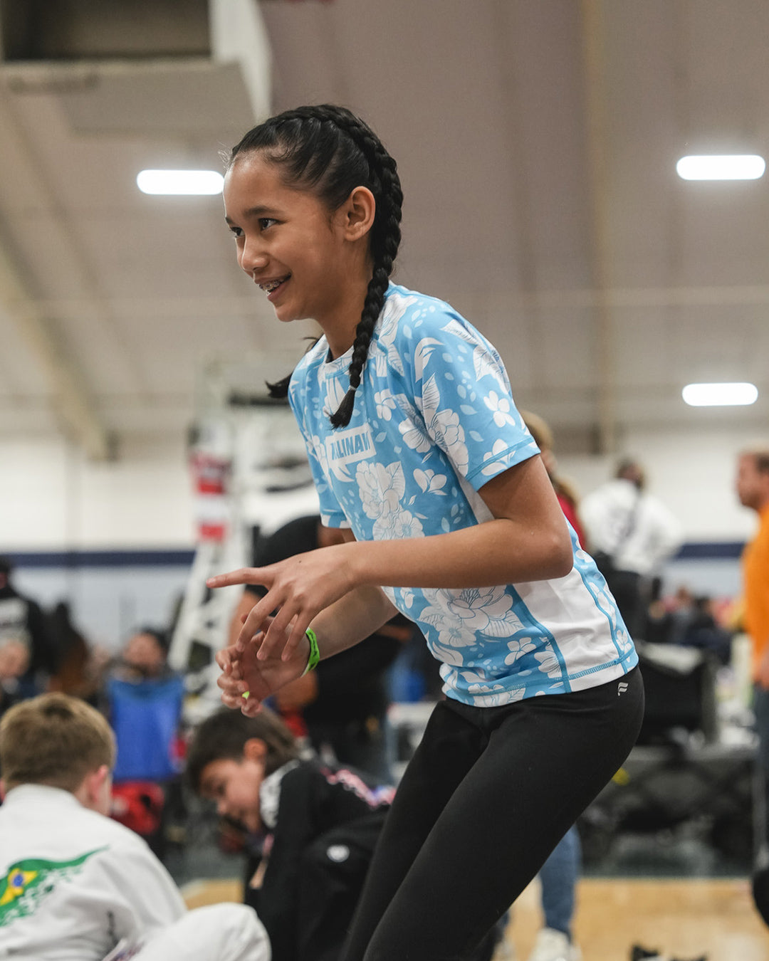 Leilani Kids SS Rashguard Blue